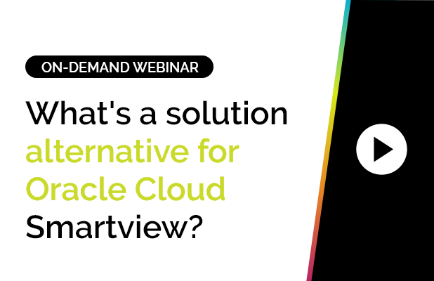 What's a solution alternative for Oracle Cloud Smartview? 2 What's a solution alternative for Oracle Cloud Smartview? 2
